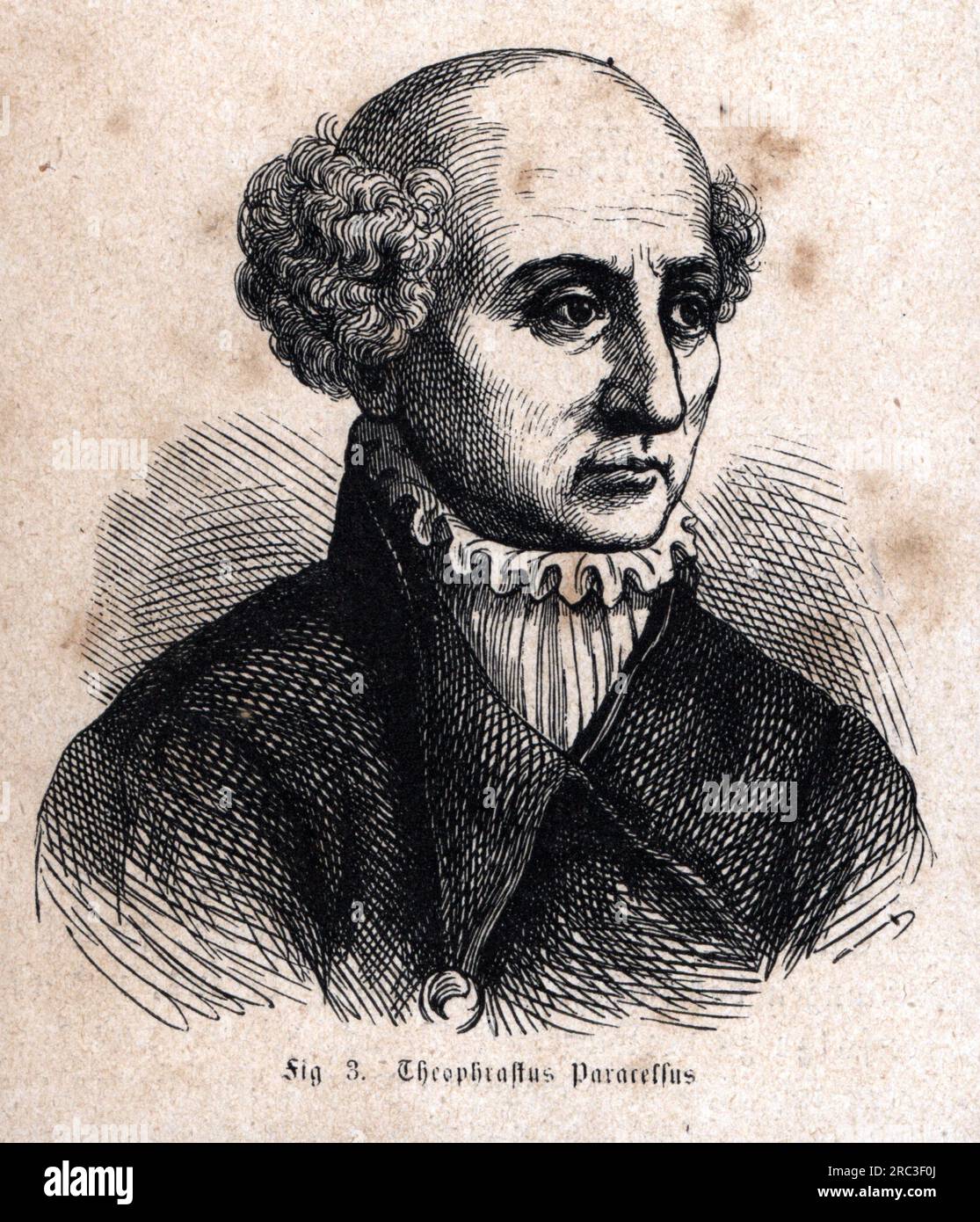 Paracelso (Theophrastus bombast von Hohenheim), 1493 / 1494 - 24.9,1541, medico e studioso svizzero, IL COPYRIGHT DELL'ARTISTA NON DEVE ESSERE AUTORIZZATO Foto Stock