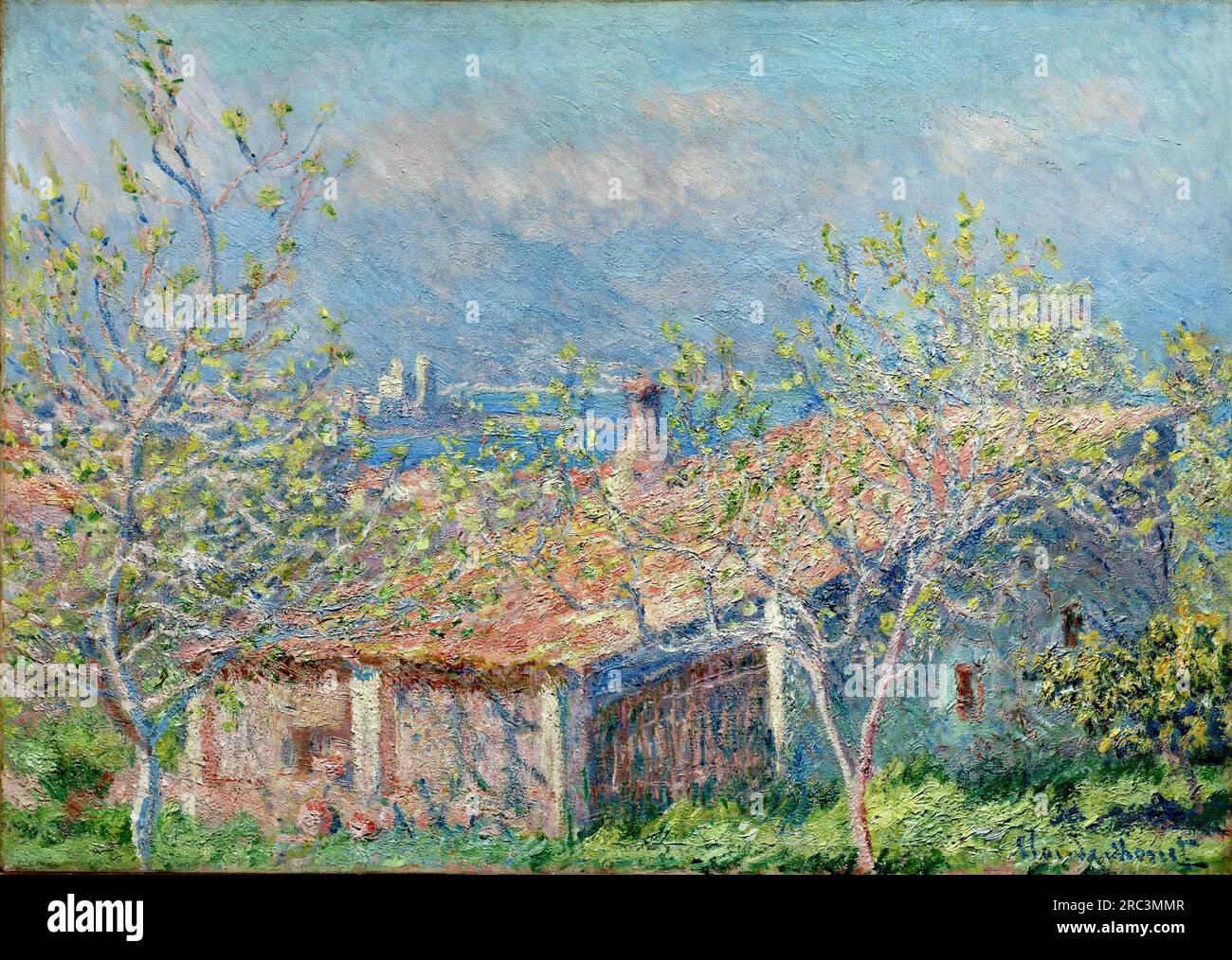 Gardener's House ad Antibes 1888 di Claude Monet Foto Stock