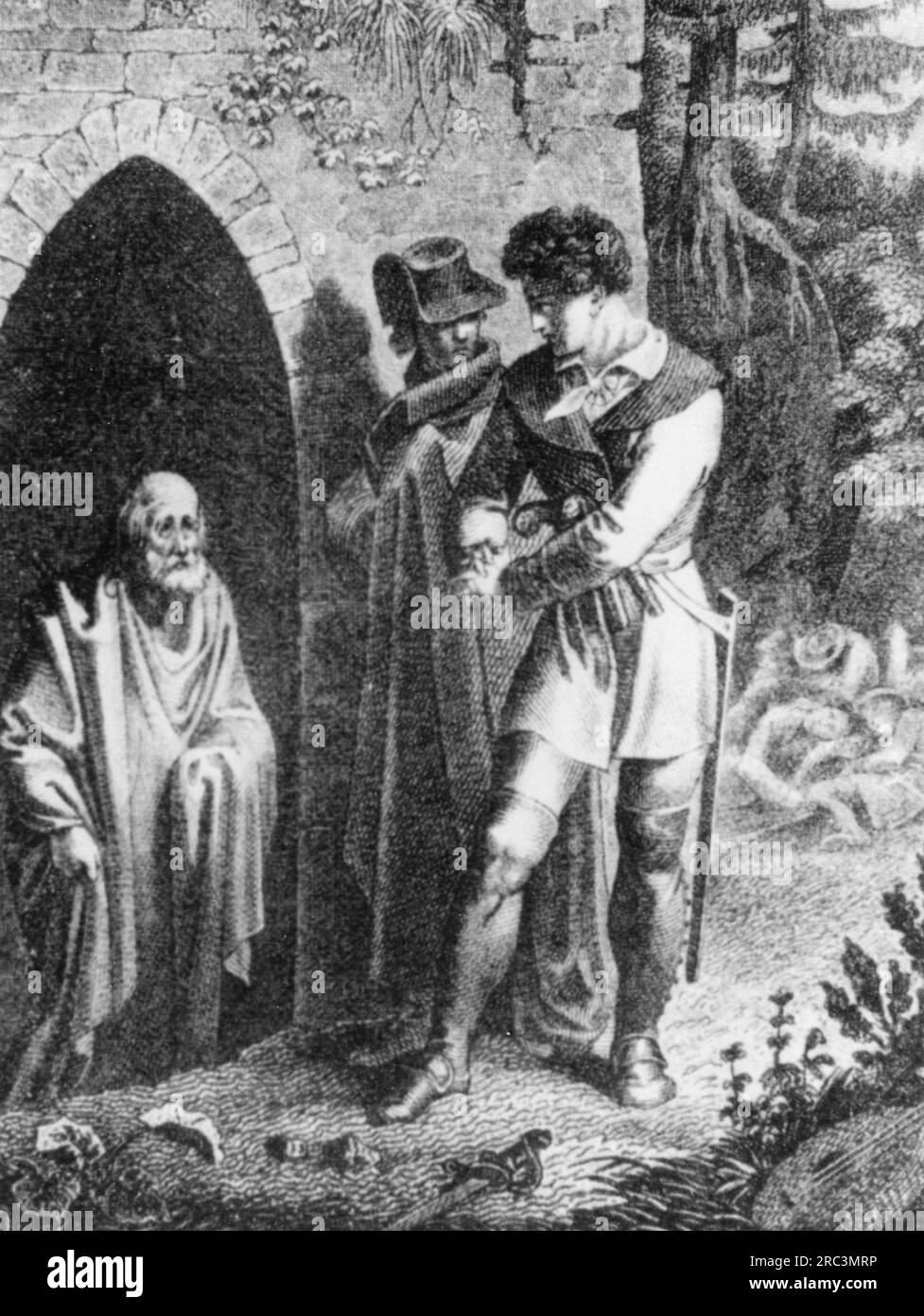 teatro, spettacolo, 'The Robbers' (Die Raeuber), di Friedrich Schiller (1759 - 1805), quarto atto, IL COPYRIGHT DELL'ARTISTA NON DEVE ESSERE CANCELLATO Foto Stock teatro, spettacolo, 'The Robbers' (Die Raeuber), di Friedrich Schiller (1759 - 1805), quarto atto, IL COPYRIGHT DELL'ARTISTA NON DEVE ESSERE CANCELLATO Foto Stock