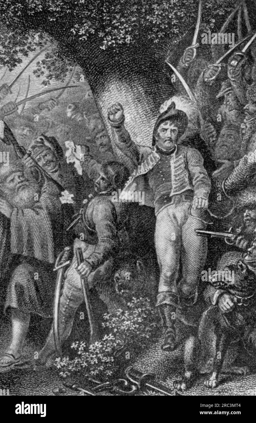 Karl  Moor,  Theatre / Theatre, play, 'The Robbers' (Die Raeuber), di Friedrich Schiller (1759 - 1805), IL COPYRIGHT DELL'ARTISTA NON DEVE ESSERE CANCELLATO Foto Stock Karl  Moor,  Theatre / Theatre, play, 'The Robbers' (Die Raeuber), di Friedrich Schiller (1759 - 1805), IL COPYRIGHT DELL'ARTISTA NON DEVE ESSERE CANCELLATO Foto Stock