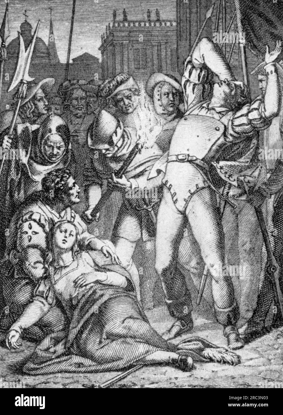 Teatro/teatro, spettacolo, 'Fiesco', di Friedrich Schiller (1759 - 1805), quinto atto, dodicesimo scena, IL COPYRIGHT DELL'ARTISTA NON DEVE ESSERE CANCELLATO Foto Stock Teatro/teatro, spettacolo, 'Fiesco', di Friedrich Schiller (1759 - 1805), quinto atto, dodicesimo scena, IL COPYRIGHT DELL'ARTISTA NON DEVE ESSERE CANCELLATO Foto Stock