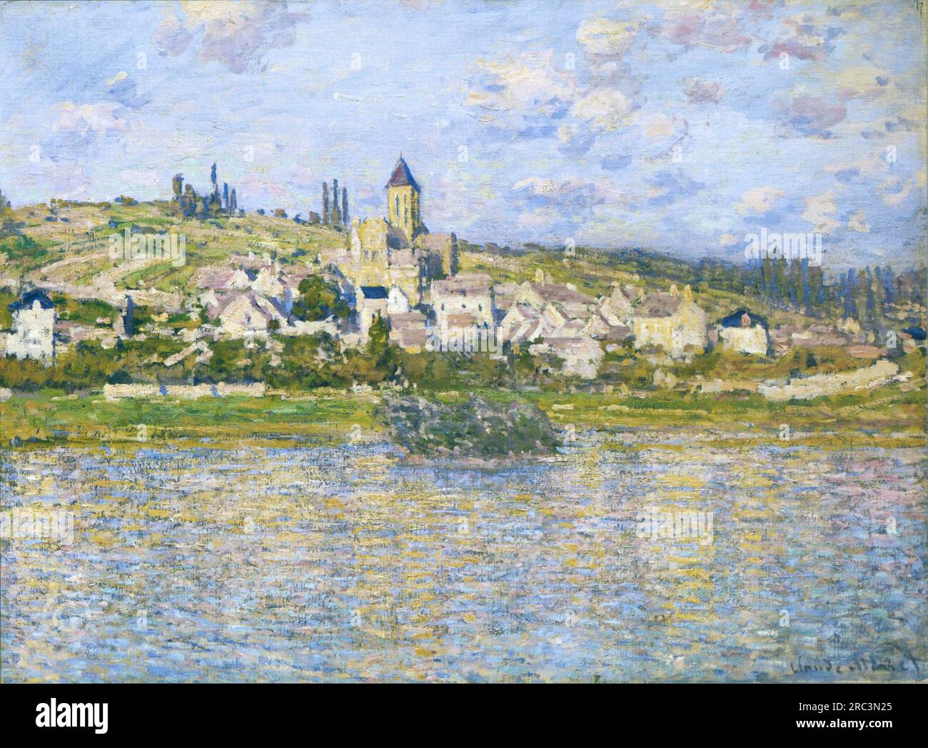 Claude Oscar Monet - Vetheuil 1879 Foto Stock