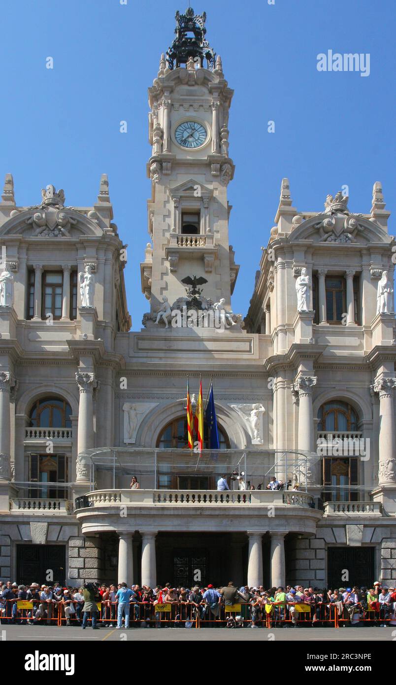 Las Fallas Festival, Valencia, Comunità Valenciana, Spagna Foto Stock