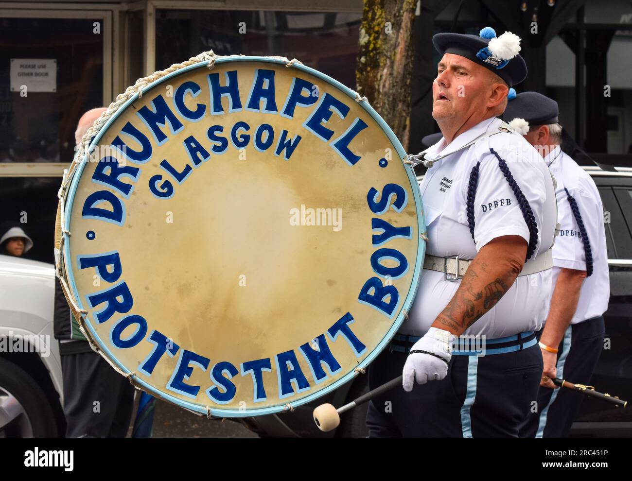 Dodicesimo luglio Parade 2023, Lisburn Road, Belfast Foto Stock