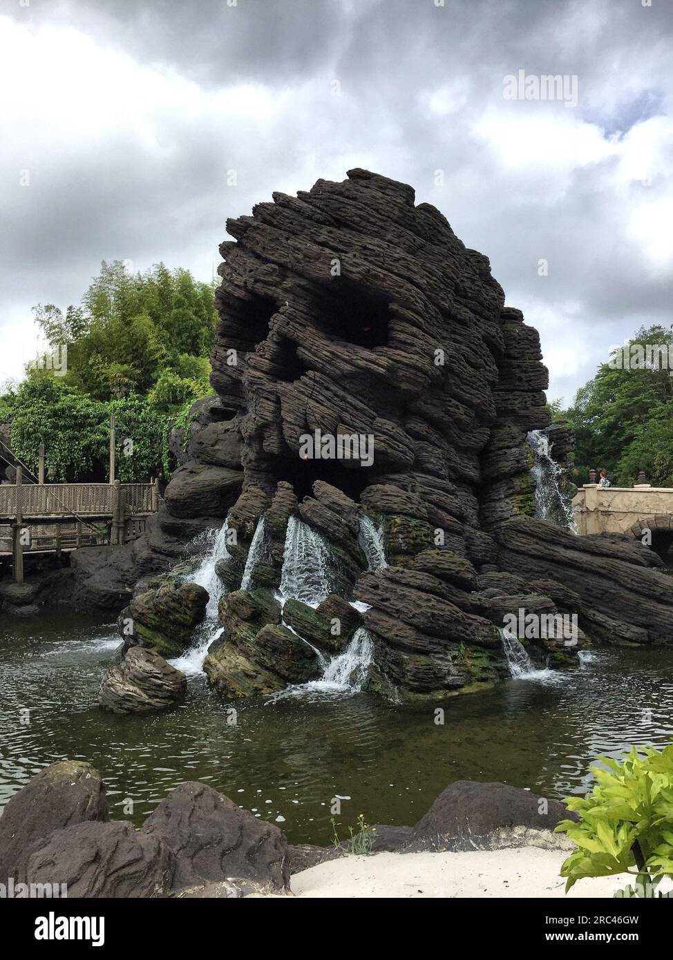 Skull Rock all'Adventure Isle, Disneyland Paris Foto Stock
