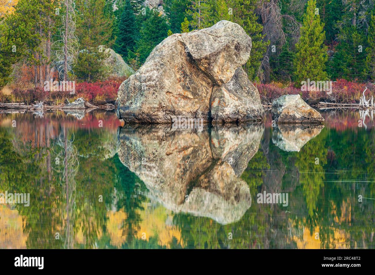 Lago String nel Grand Tetons National Park Foto Stock