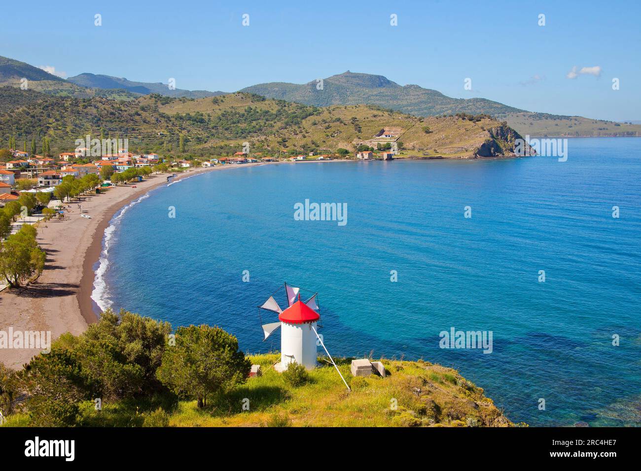 Anaxos, Lesbo, Grecia Foto Stock