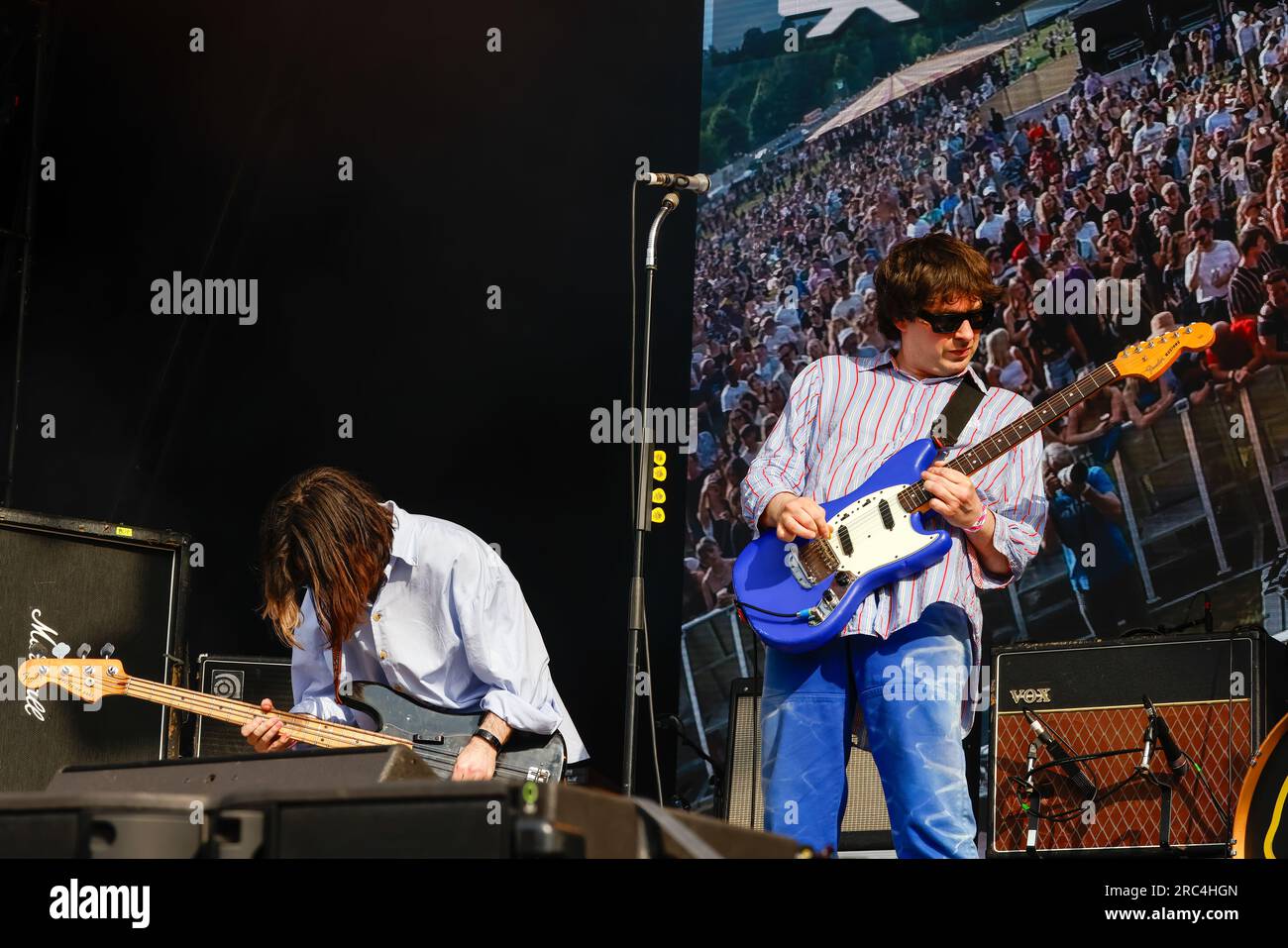 Stanmer Park, City of Brighton & Hove, East Sussex, Regno Unito. Peace Performing al Brighton Valley Festival 2023, Brighton Concert Series, Stanmer Park 8 luglio 2023. David Smith/Alamy Live News Foto Stock