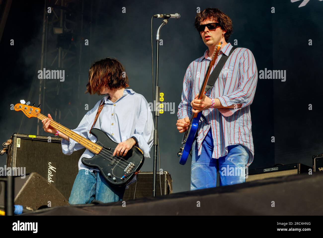 Stanmer Park, City of Brighton & Hove, East Sussex, Regno Unito. Peace Performing al Brighton Valley Festival 2023, Brighton Concert Series, Stanmer Park 8 luglio 2023. David Smith/Alamy Live News Foto Stock