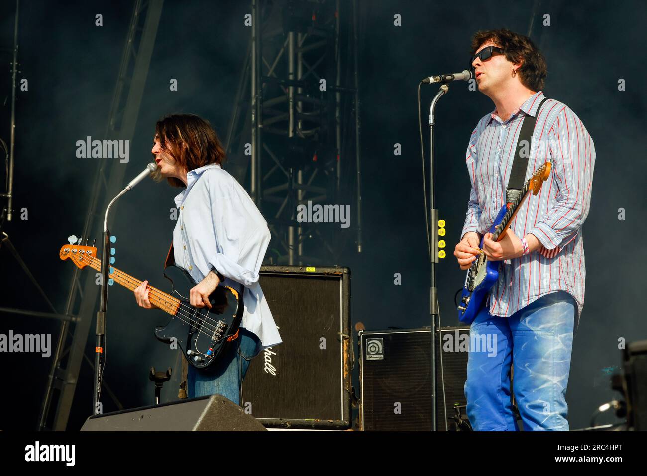 Stanmer Park, City of Brighton & Hove, East Sussex, Regno Unito. Peace Performing al Brighton Valley Festival 2023, Brighton Concert Series, Stanmer Park 8 luglio 2023. David Smith/Alamy Live News Foto Stock