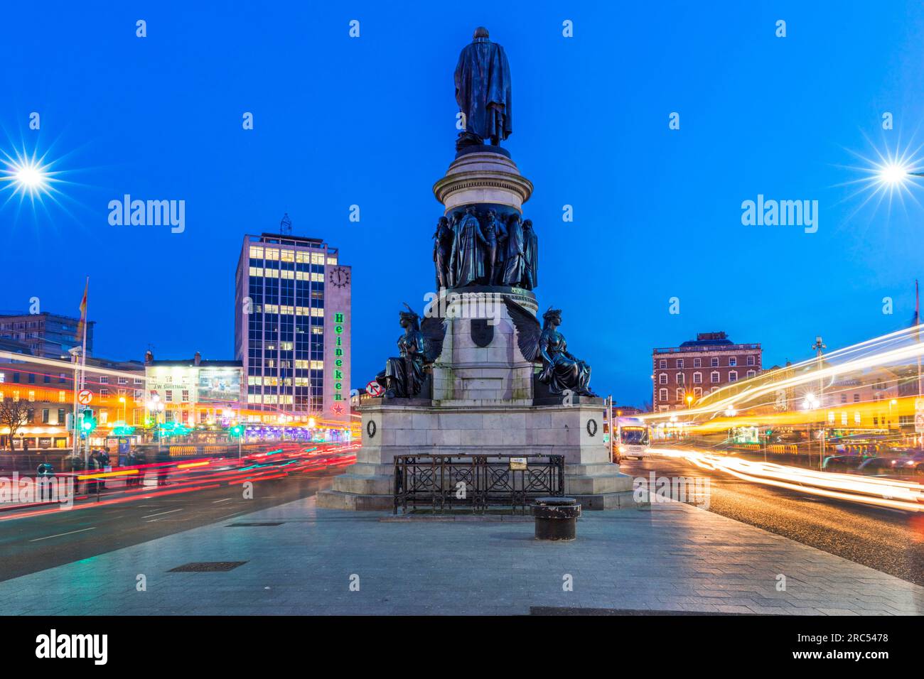 Dublino, O'Connell Street Foto Stock