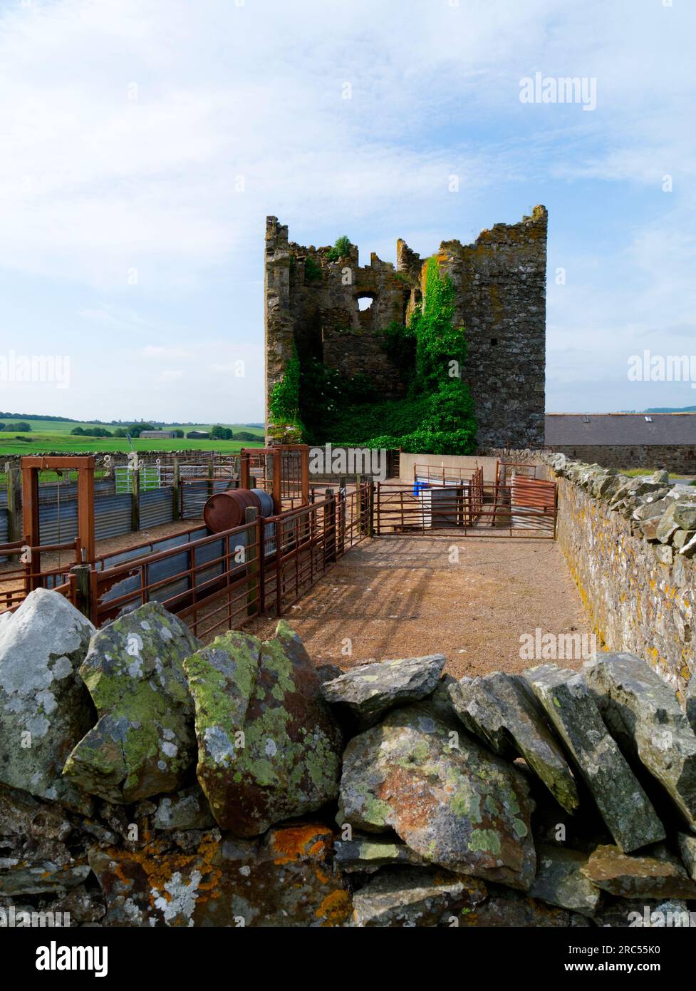 Eden Castle, Aberdeenshire, Scozia Foto Stock