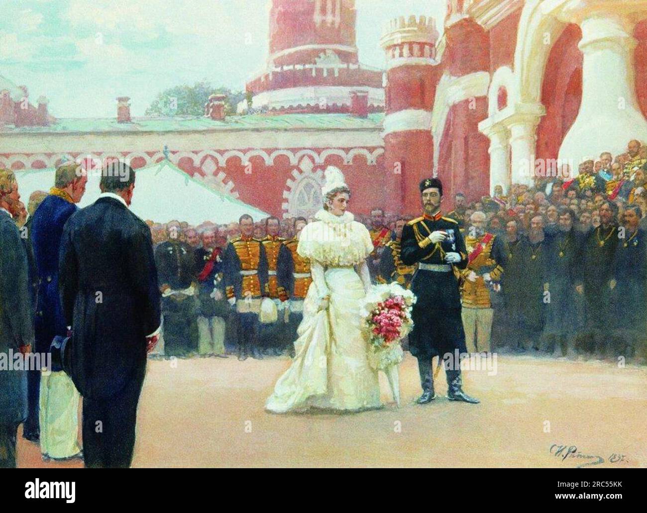 Discorso di sua Maestà Imperiale il 18 maggio 1896 1897 di Ilya Repin Foto Stock
