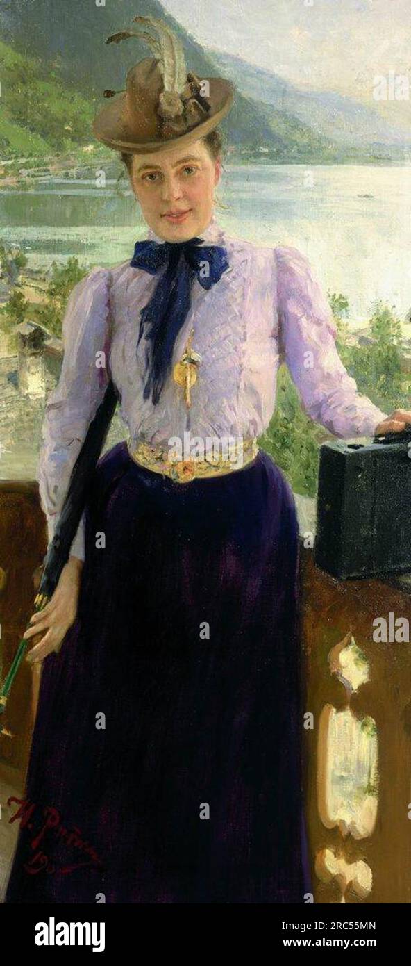 Natalia Nordmann 1900 di Ilya Repin Foto Stock