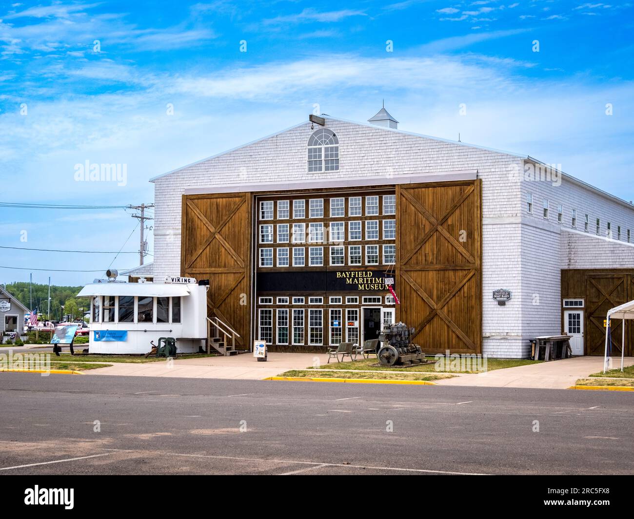 Bayfield Maritime Museum a Bayfield Wisconsin, USA Foto Stock