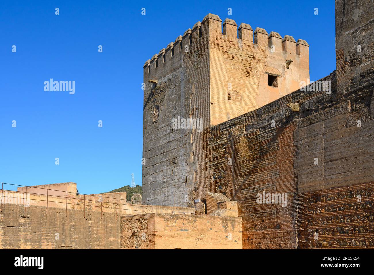 Architettura medievale dell'Alhambra, Granada, Spagna Foto Stock