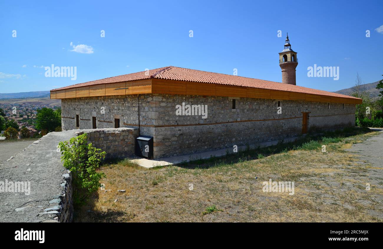Castello di Zile a Tokat, Turchia. Foto Stock