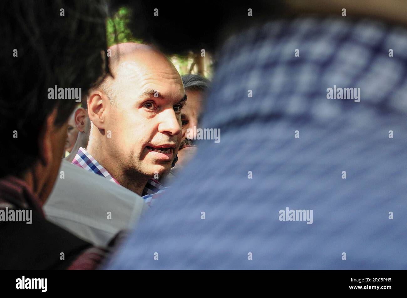 Buenos Aires, Argentina. 7 novembre 2014. Il candidato presidenziale Horacio Rodriguez Larreta.Larreta partecipa alle elezioni primarie contro Patricia Bullrich per definire il partito di opposizione Juntos por el cambio candidato alle elezioni generali di ottobre. (Foto di Patricio Murphy/SOPA Images/Sipa USA) credito: SIPA USA/Alamy Live News Foto Stock