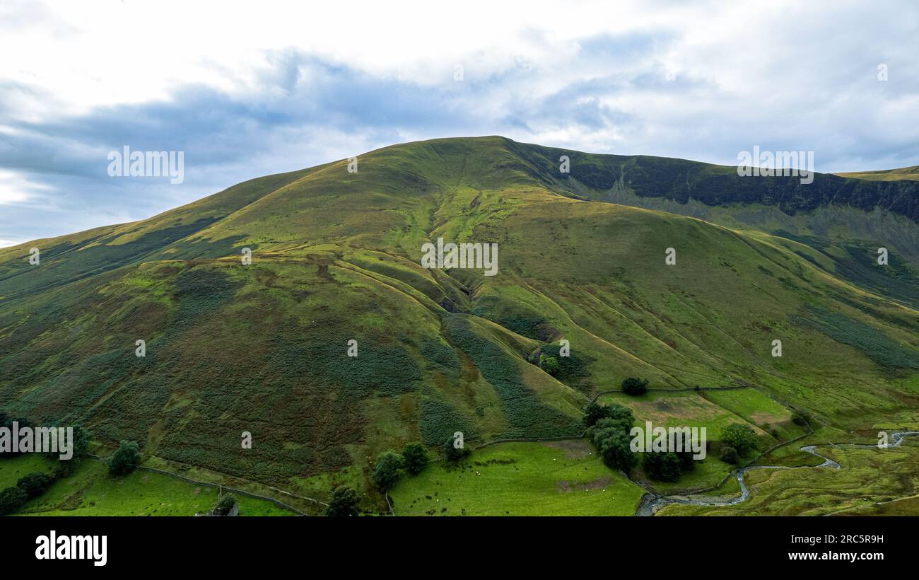 Foto aerea del paesaggio della natura nello Yorkshire Foto Stock