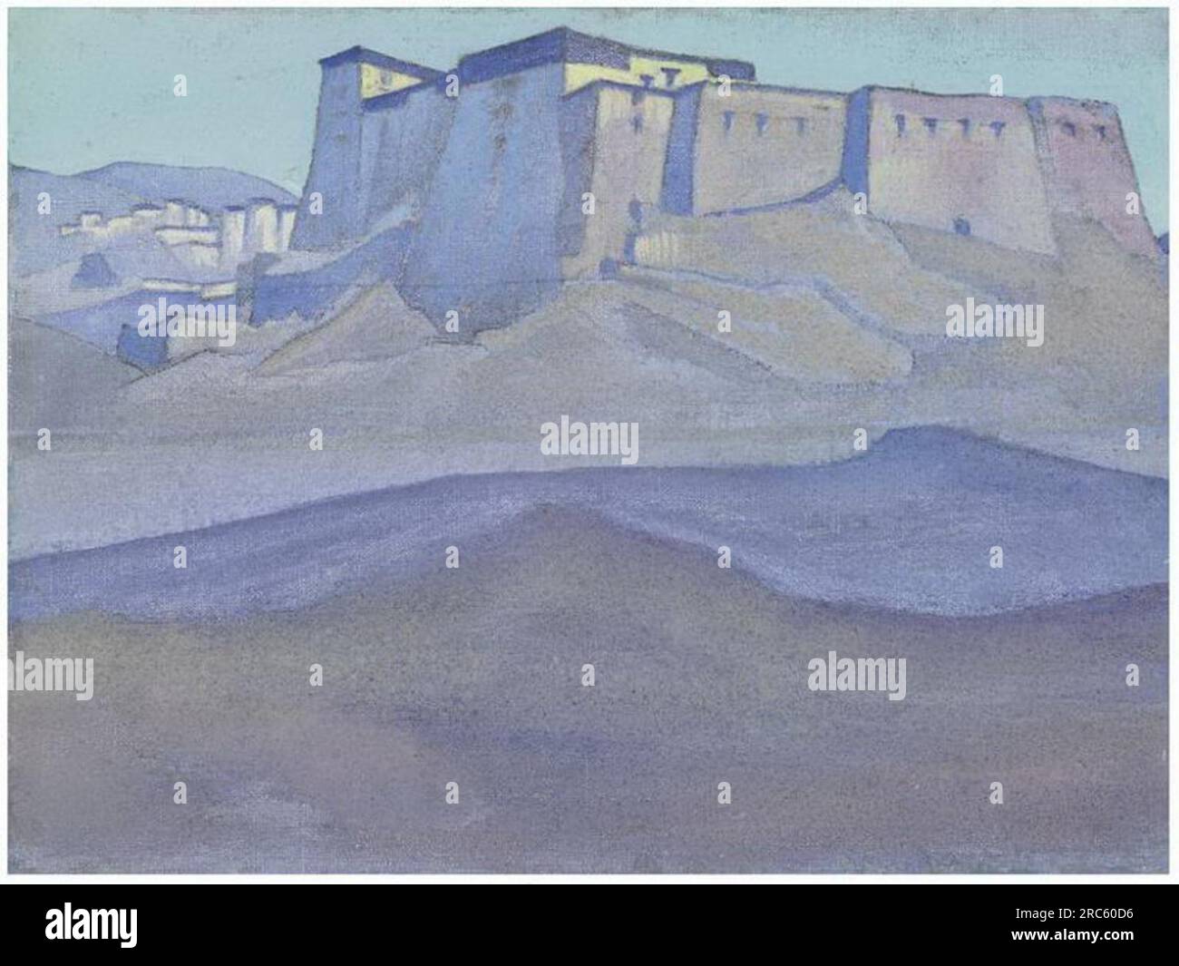 Dzong 1928 di Nicholas Roerich Foto Stock Dzong 1928 di Nicholas Roerich Foto Stock