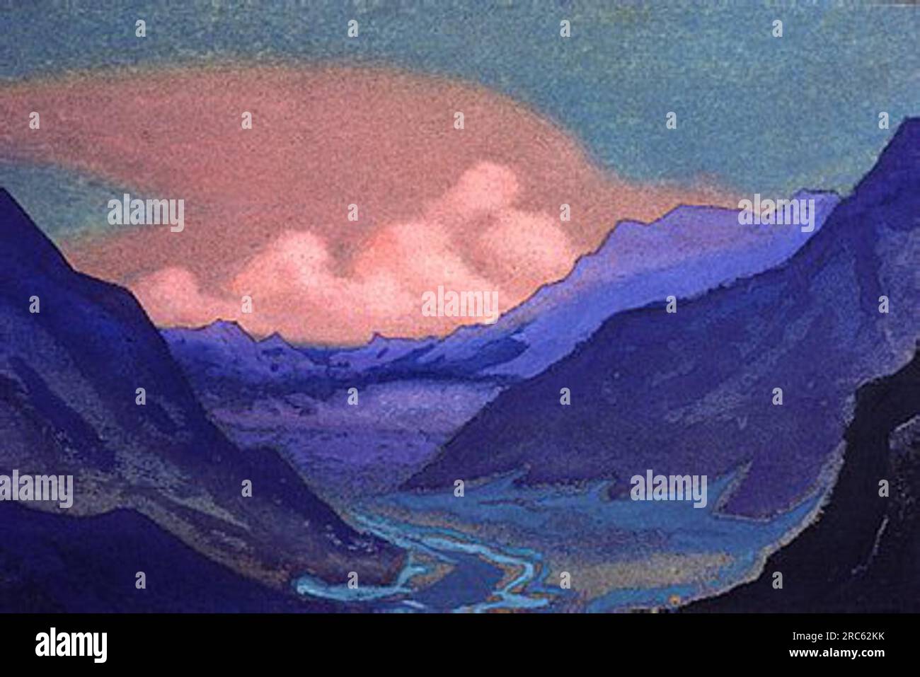 Himalaya di Nicholas Roerich Foto Stock