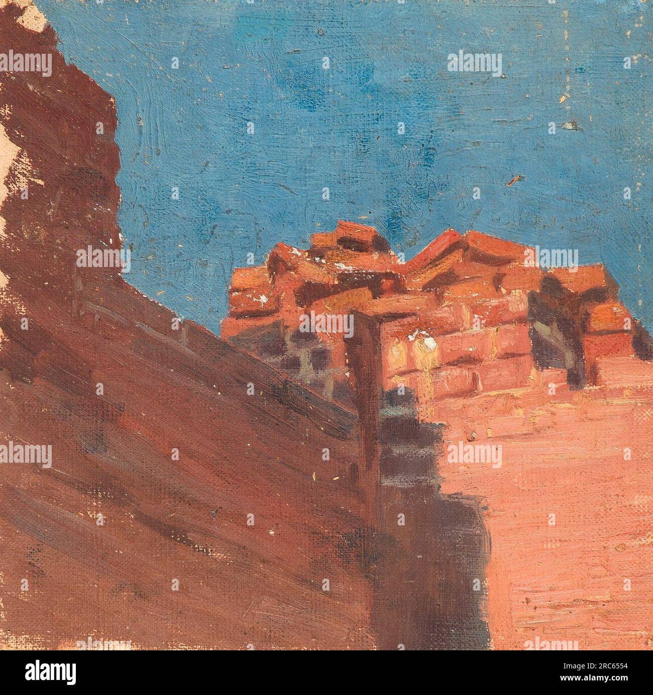 Studio dei muri 1895 di Nicholas Roerich Foto Stock