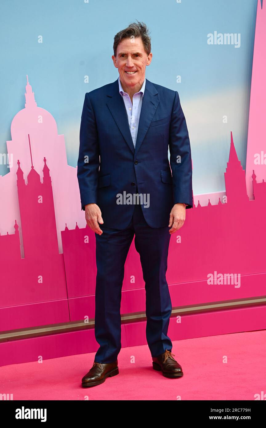 Cineworld Leicester Square, Londra, Regno Unito. 12 luglio 2023. Rob Brydon partecipa alla prima europea di Barbie, Londra, Regno Unito. Credito: Vedere li/Picture Capital/Alamy Live News Foto Stock