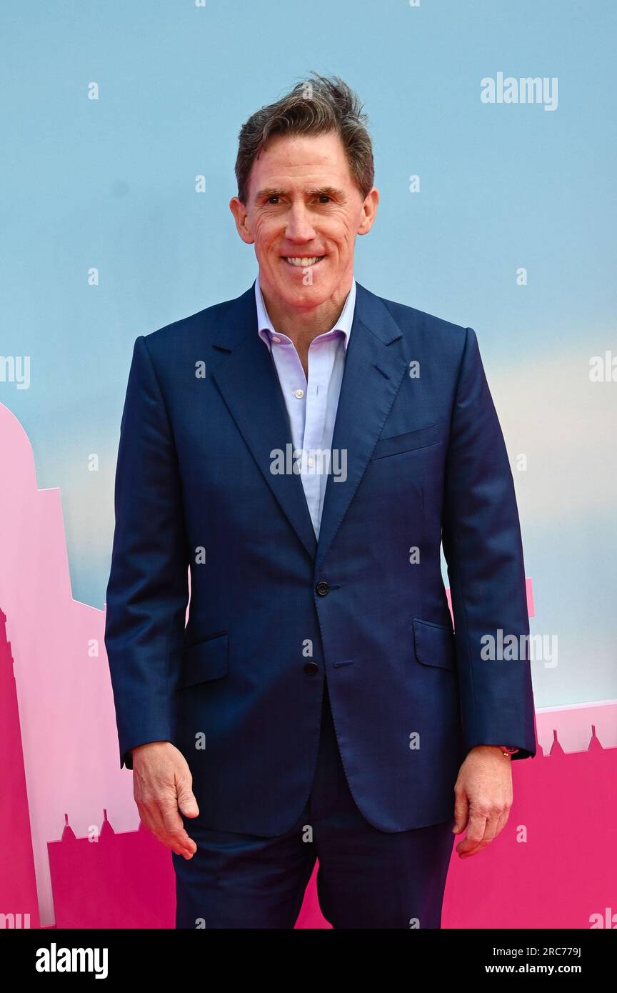 Cineworld Leicester Square, Londra, Regno Unito. 12 luglio 2023. Rob Brydon partecipa alla prima europea di Barbie, Londra, Regno Unito. Credito: Vedere li/Picture Capital/Alamy Live News Foto Stock