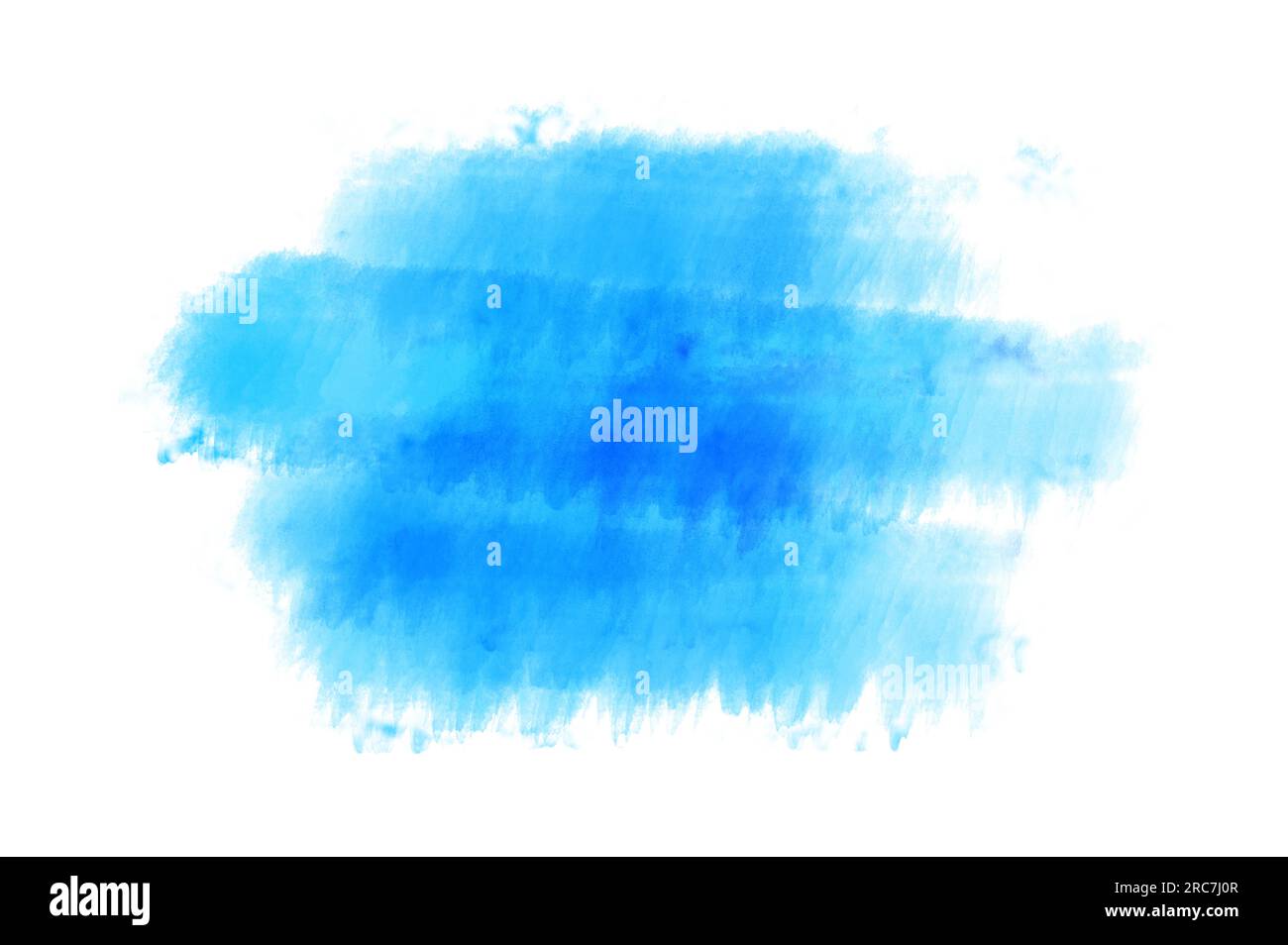 Sfondo libero Acquerello blu acquerello colorato sfondo astratto acquerello blu astratto su sfondo bianco spruzzo di vernice sulla carta è mano Foto Stock