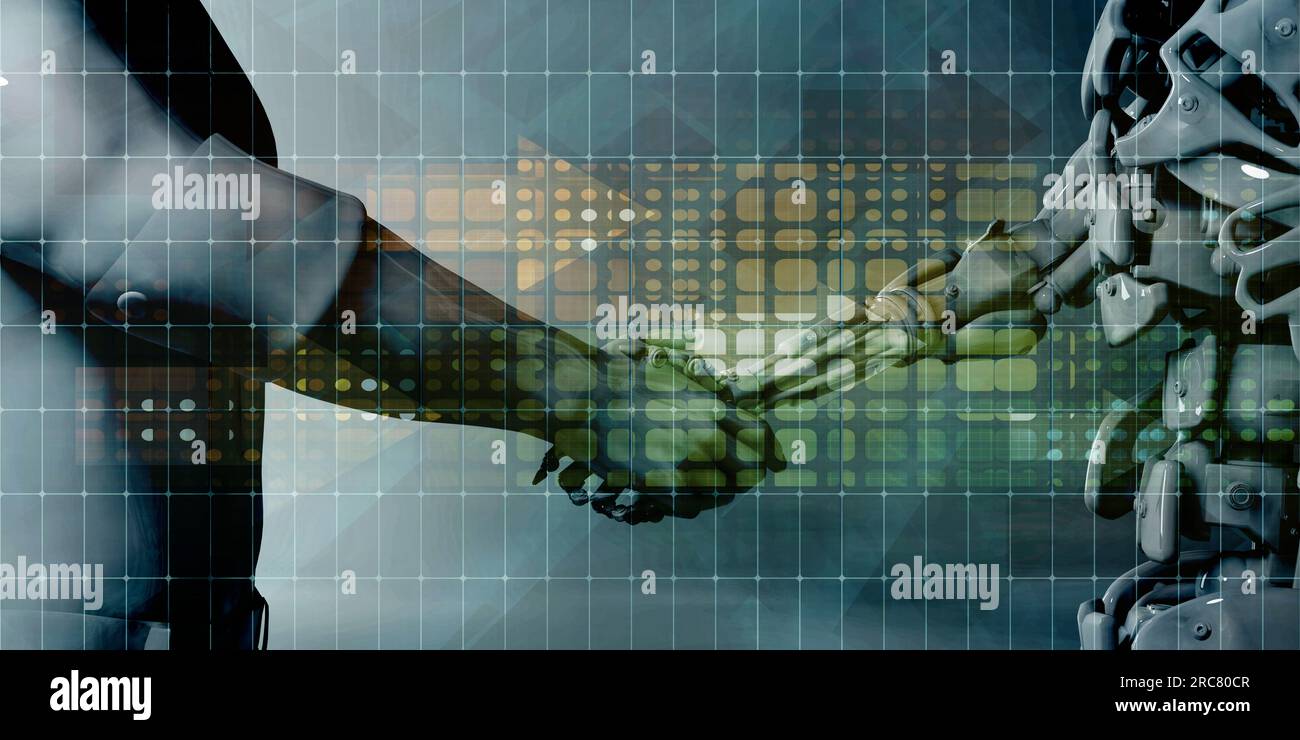 Man Machine Integration Progettazione e sistema di analisi Foto Stock