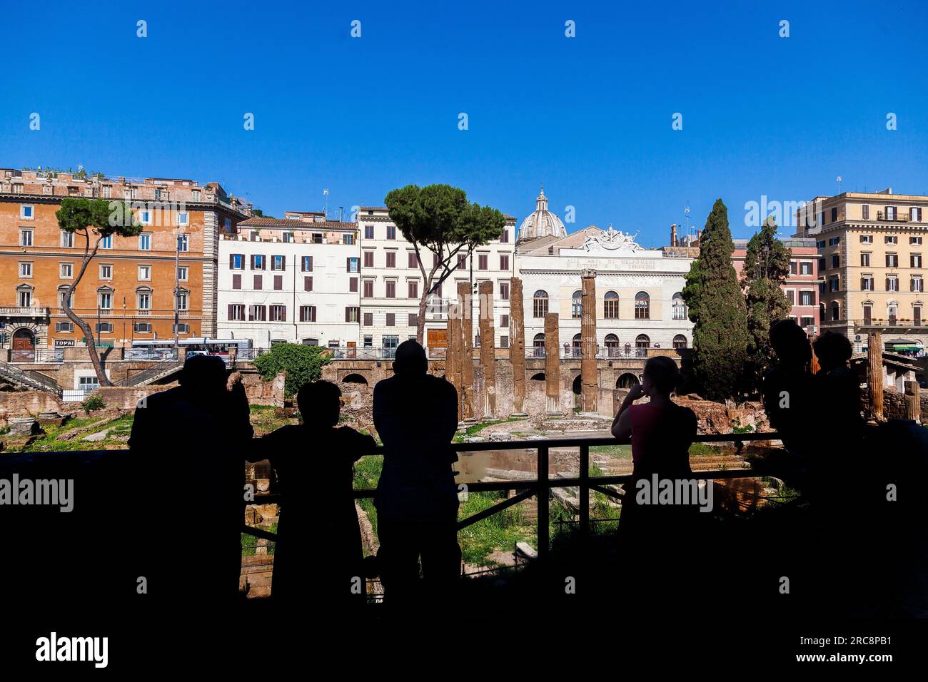 Largo Torre Argentina, Roma, Lazio, Italia, SPQR, Foto Stock