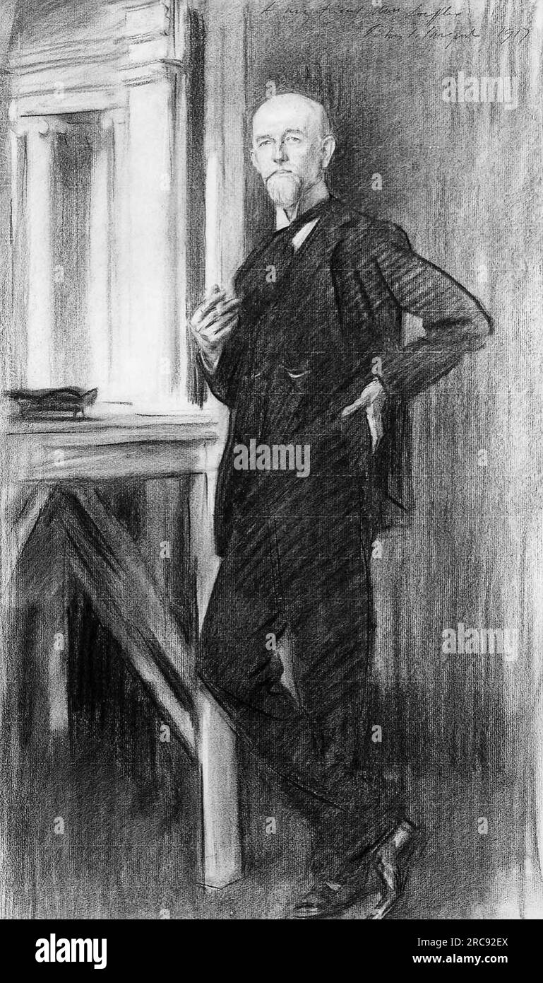 Ritratto di Charles Martin Loeffler 1917 di John Singer Sargent Foto Stock
