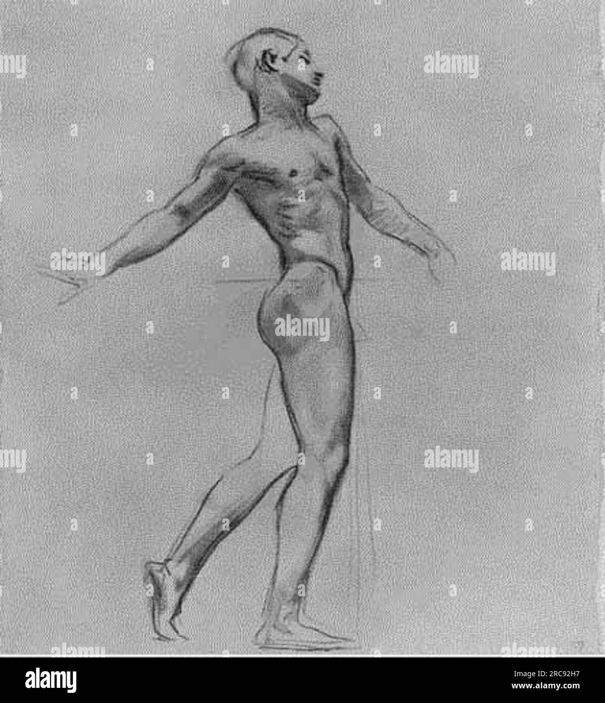 Disegno 4 1921 di John Singer Sargent Foto Stock