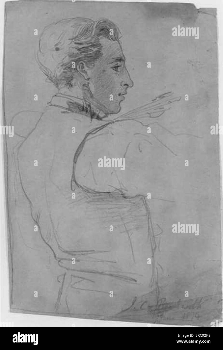 Ritratto di James Carroll Beckwith di John Singer Sargent Foto Stock