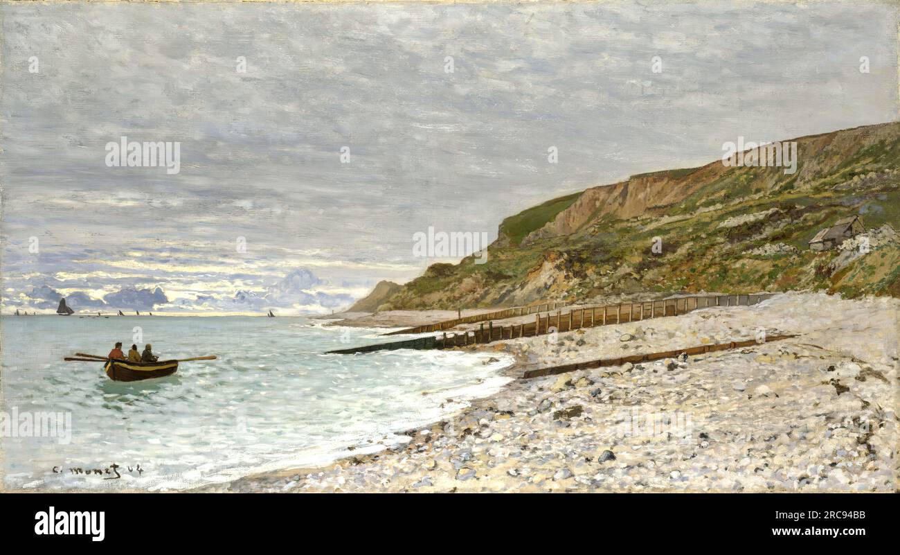 Claude Oscar Monet - The Point de la Heve, Honfleur 1864 Foto Stock