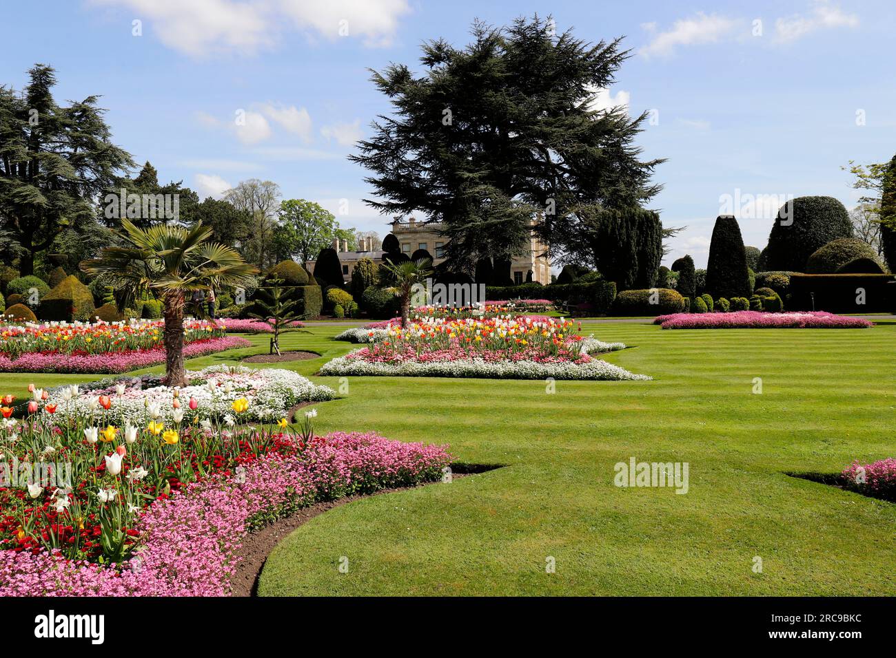 I giardini di Brodsworth Hall, Nr Doncaster, Regno Unito Foto Stock