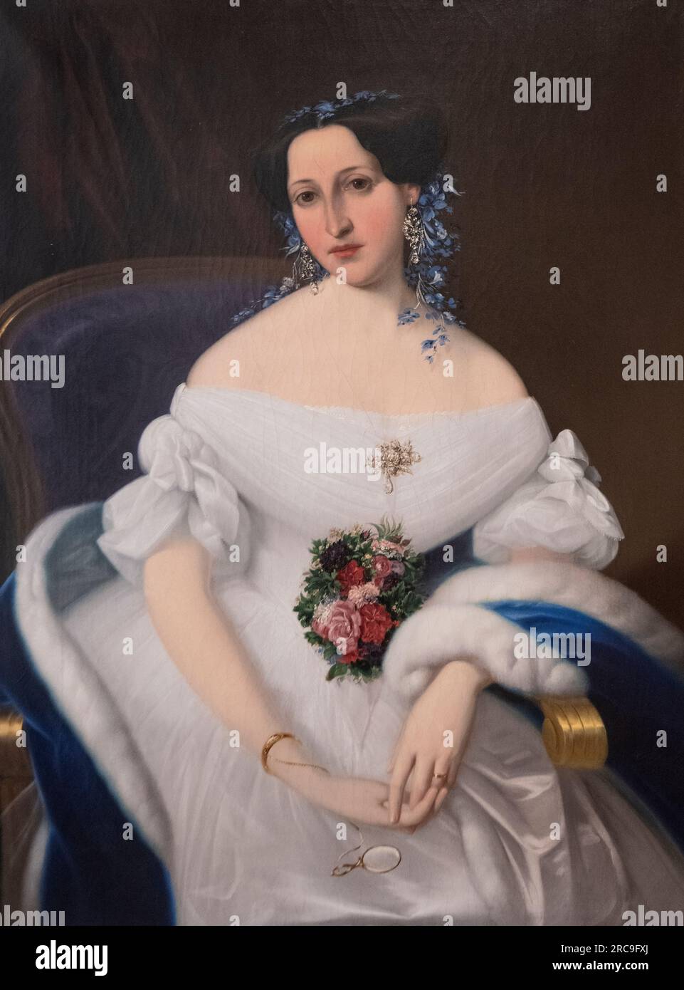 Mihael Stroj: "Luiza Pesjak, nata Crobath" (prima del 1848) Foto Stock