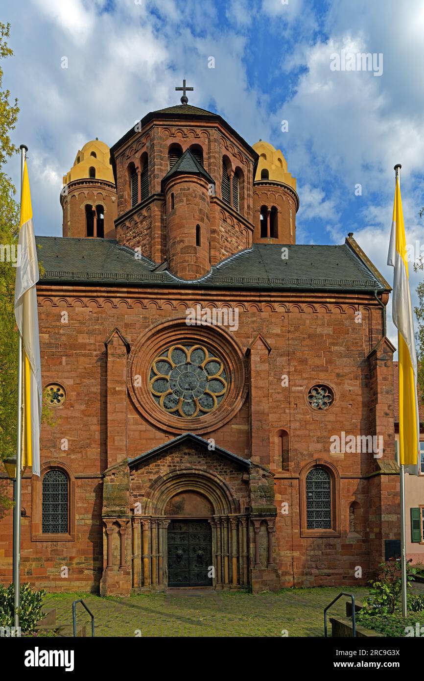 Schum-Stadt, Dominikaner-Kloster, Stifts- oder Heidentumskirche Sankt Paulus, Portal Foto Stock