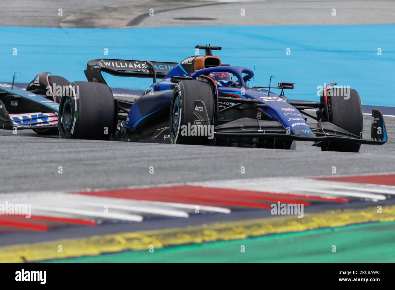 Spielberg, Austria. 2 luglio 2023. Formula 1 Rolex Gran Premio d'Austria al Red Bull Ring, Austria. Nella foto: #23 Alex Albon (THA) di Williams Racing in Williams FW45 durante la gara © Piotr Zajac/Alamy Live News Foto Stock