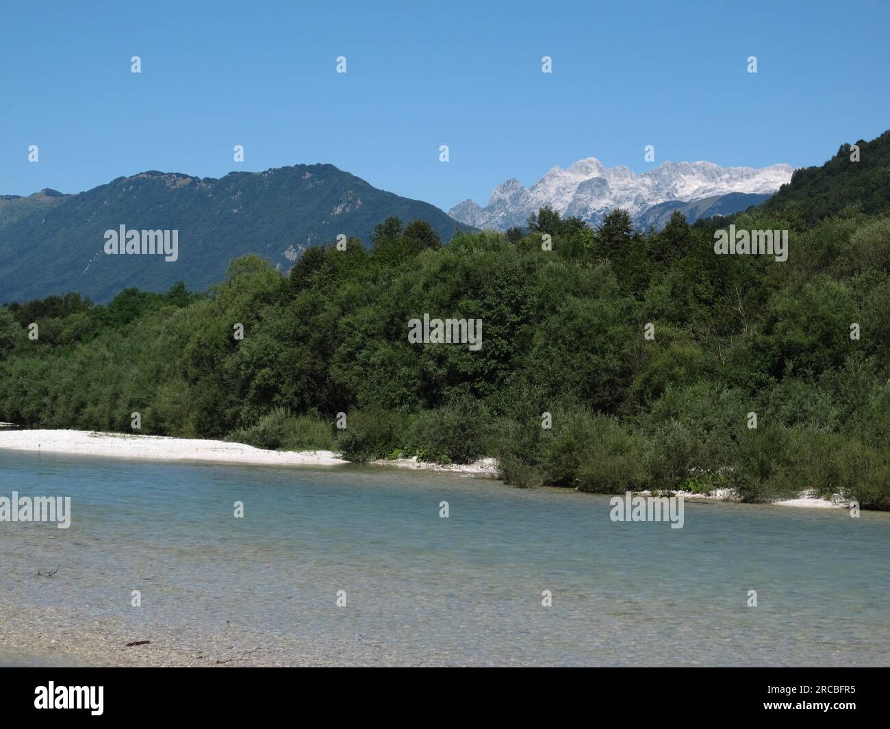 Splendido paesaggio in Slovenia, Triglav Foto Stock