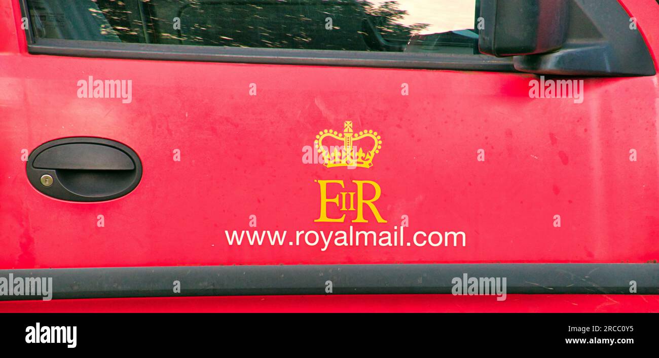 logo royal mail sul pulmino Foto Stock