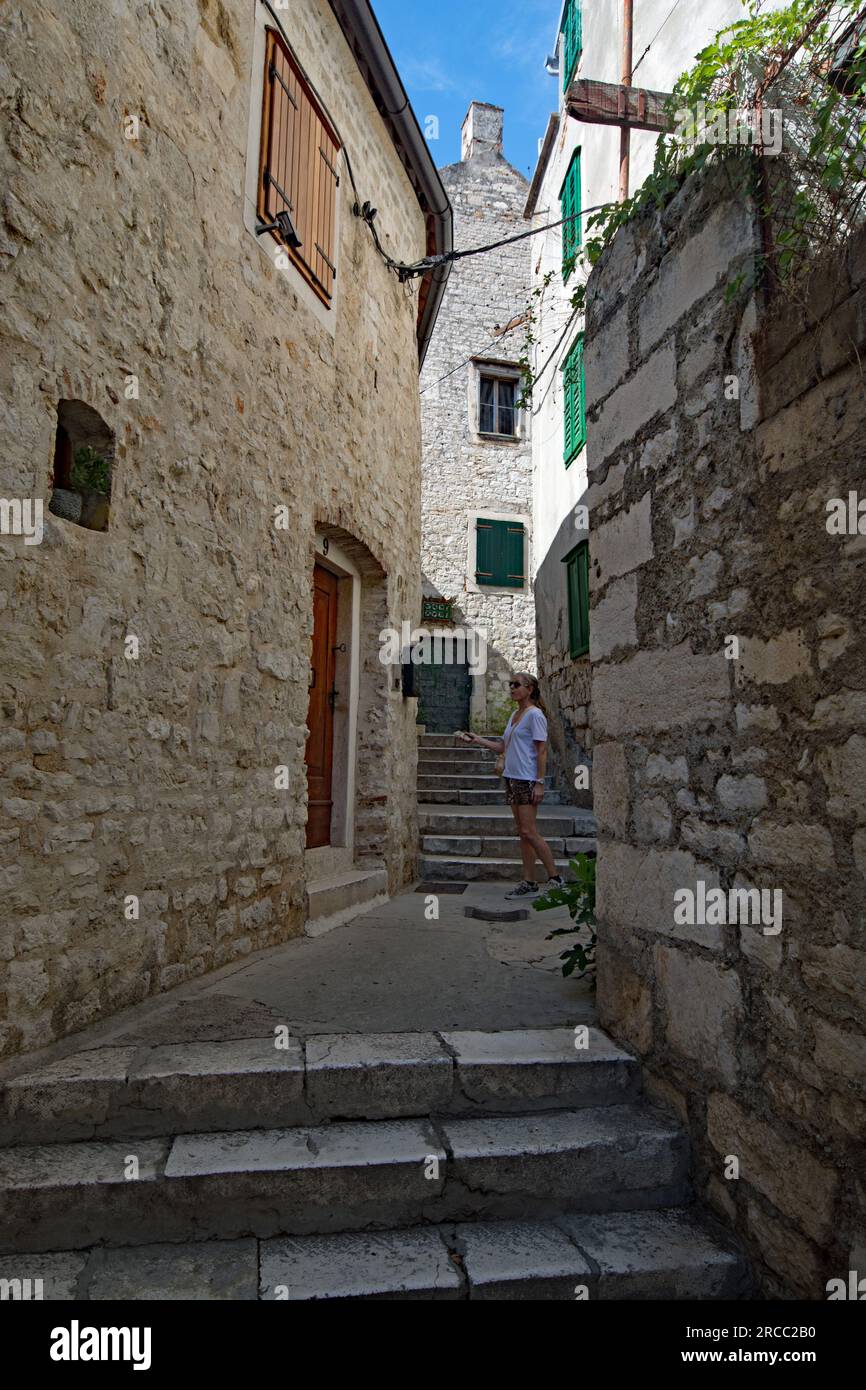 Crociera Azamara a Sibenik Foto Stock