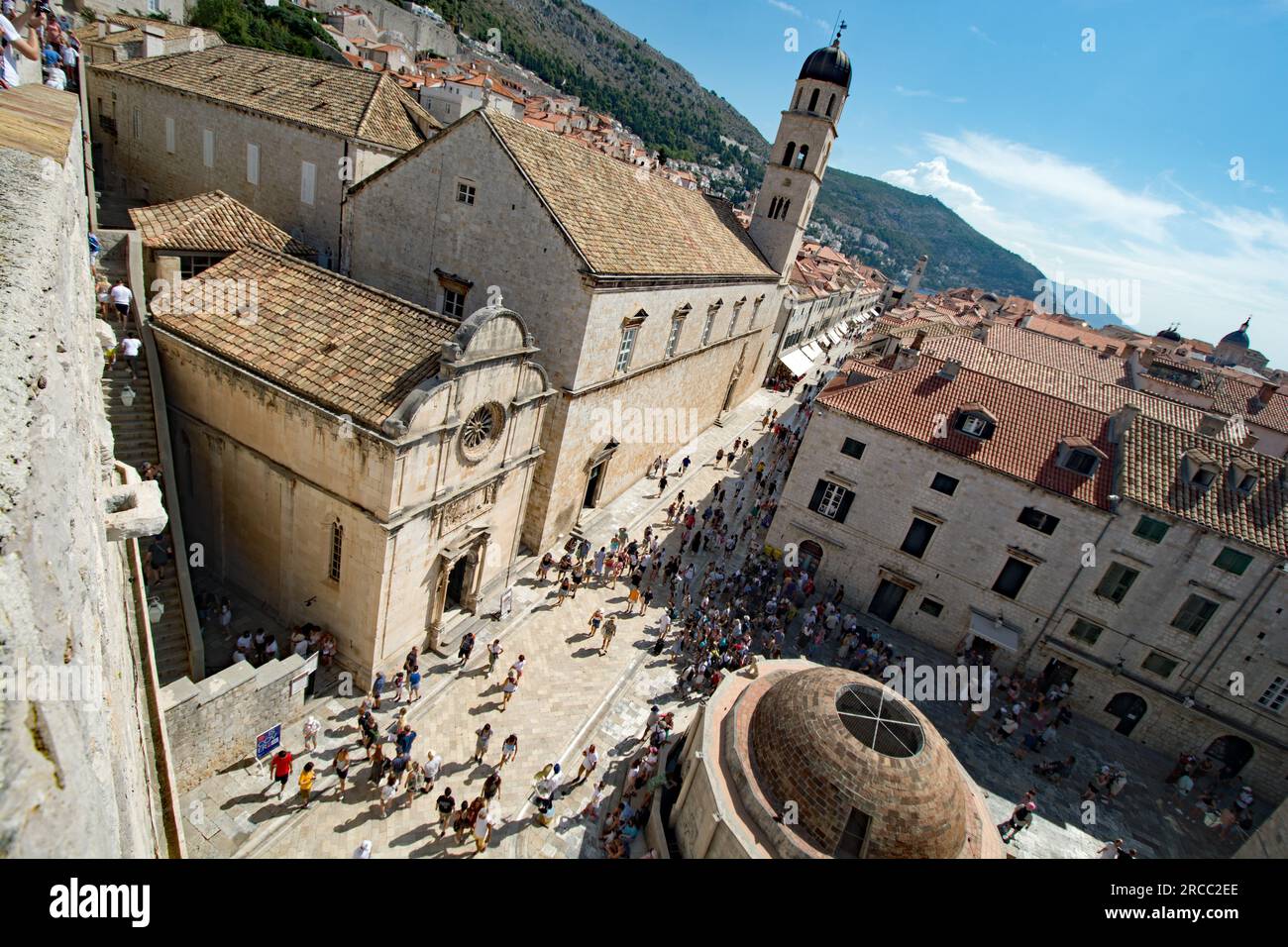 Crociera ad Azamara, città storica di Dubrovnik Foto Stock