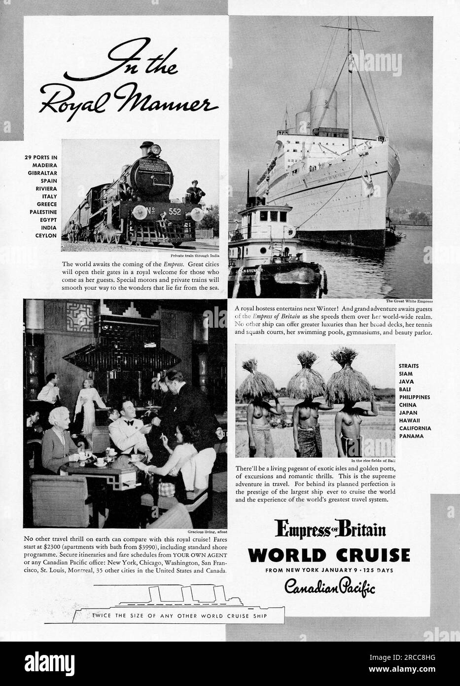 Vintage Time Magazine 24 agosto 1936 Issue Advert, USA Foto Stock