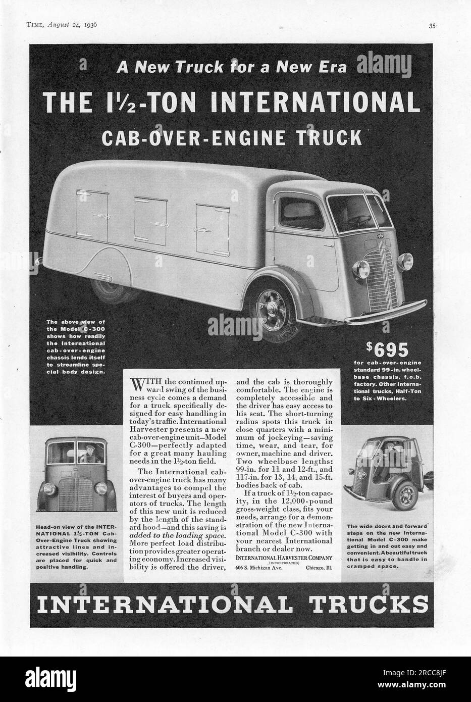 Vintage Time Magazine 24 agosto 1936 Issue Advert, USA Foto Stock