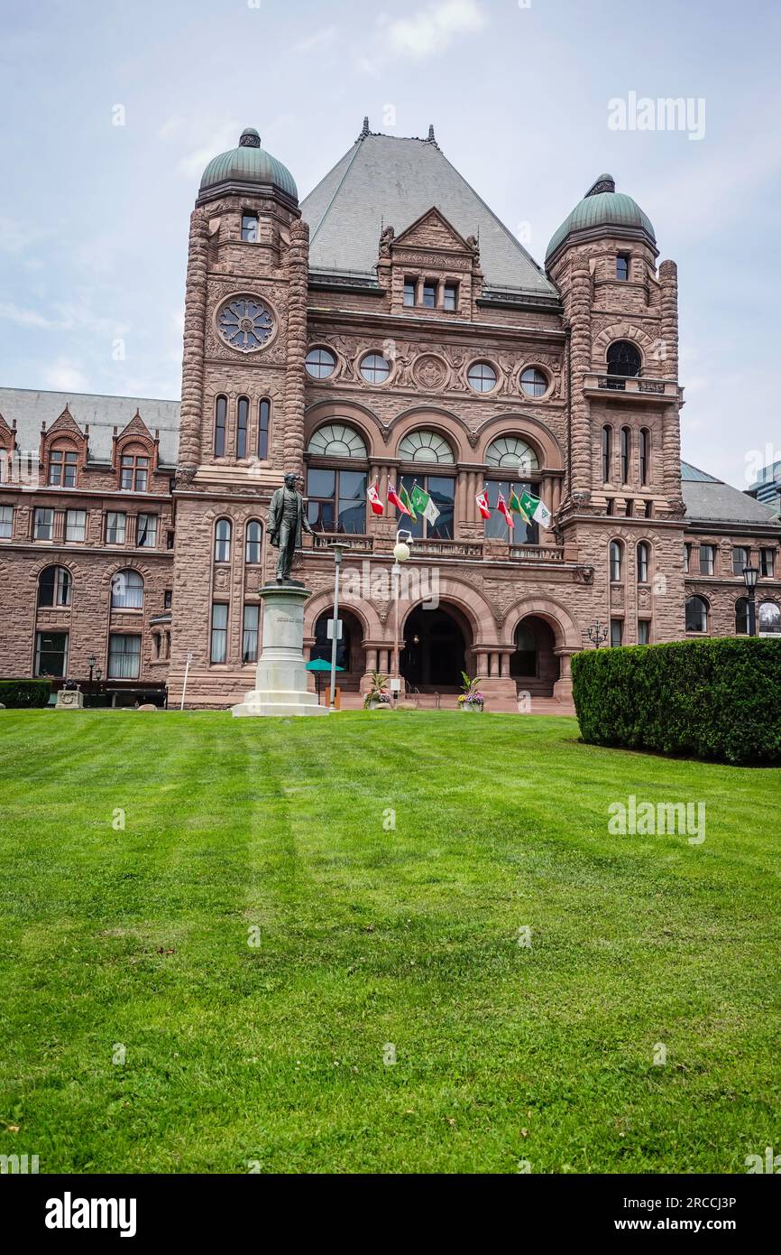 L'Assemblea legislativa dell'Ontario è la camera legislativa della provincia canadese dell'Ontario. Foto Stock