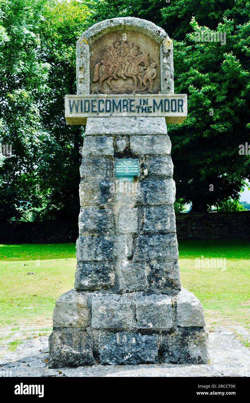 Widecombe in Moro Foto Stock