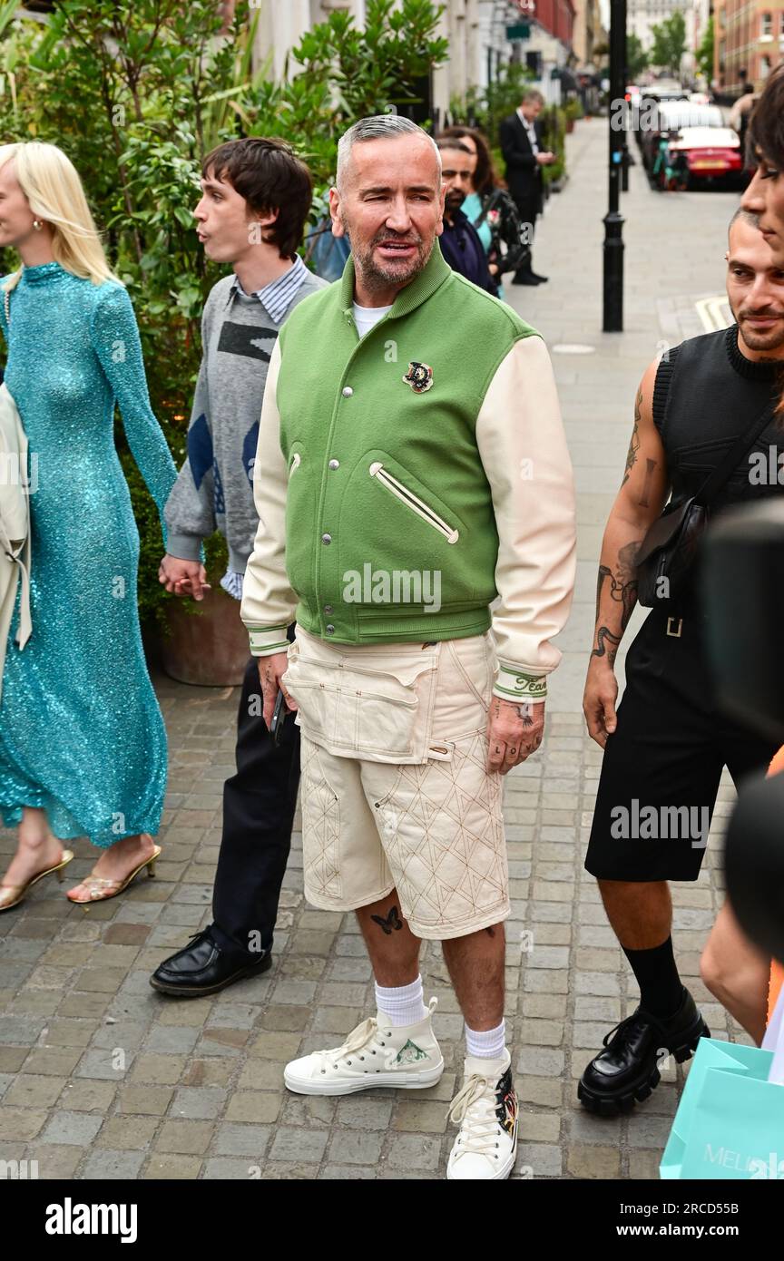 LONDRA, INGHILTERRA - 13 LUGLIO: FAT Tony partecipa al British Vogue x self-portrait Summer Party al Chiltern Firehouse il 13 luglio 2023 a Londra, in Inghilterra. Credito: Vedere li/Picture Capital/Alamy Live News Foto Stock