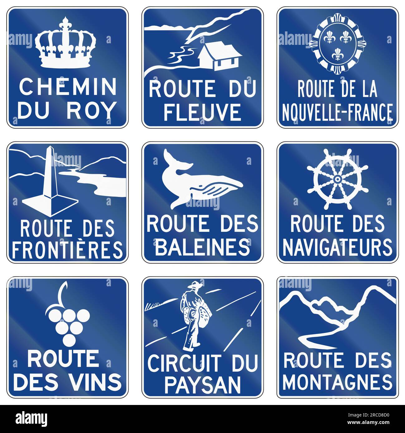 Kings Path in Canada. Foto Stock