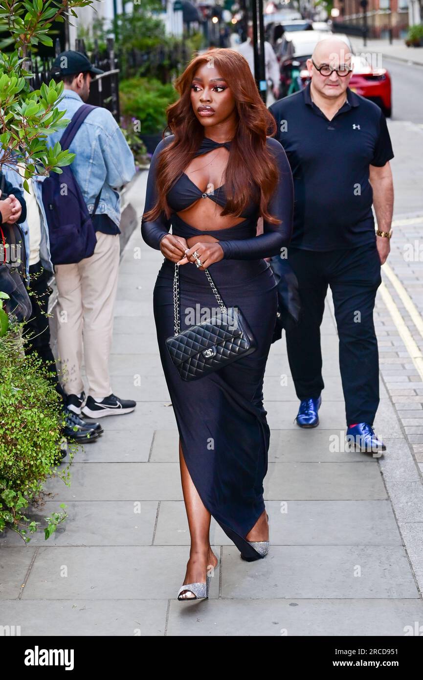 LONDRA, INGHILTERRA - 13 LUGLIO: The British Vogue x self-portrait Summer Party al Chiltern Firehouse il 13 luglio 2023 a Londra, Inghilterra. Credito: Vedere li/Picture Capital/Alamy Live News Foto Stock